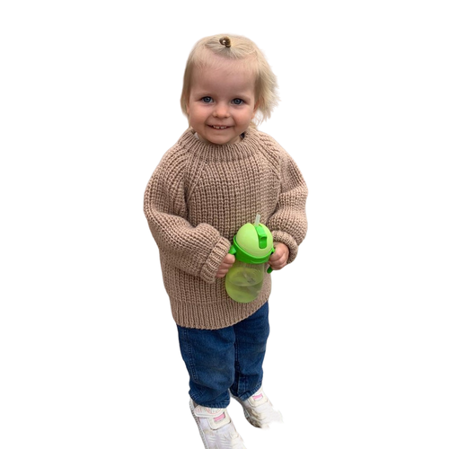 Свитер  детский, размер 86, бежевый