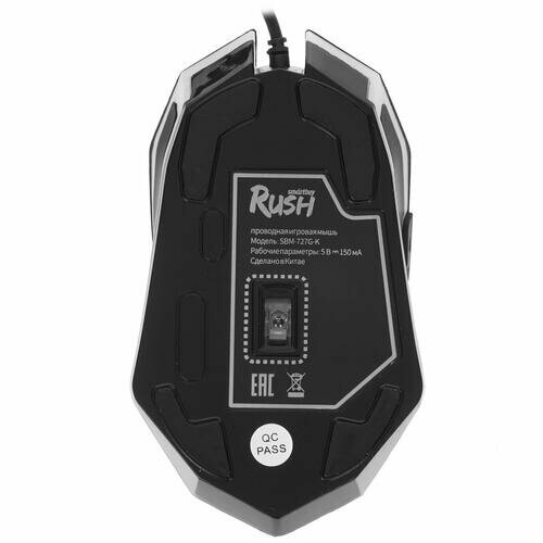 мышь проводная smartbuy rush mission игровая черная (sbm-727g-k) - фото №19