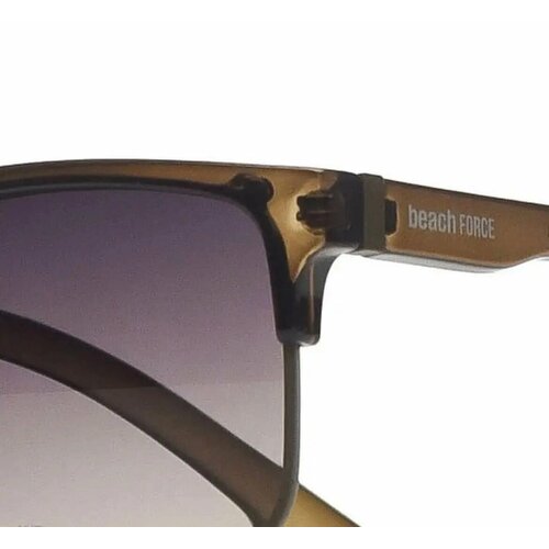 Солнцезащитные очки Beach Force BF3100P, клабмастеры, оправа: пластик, коричневый