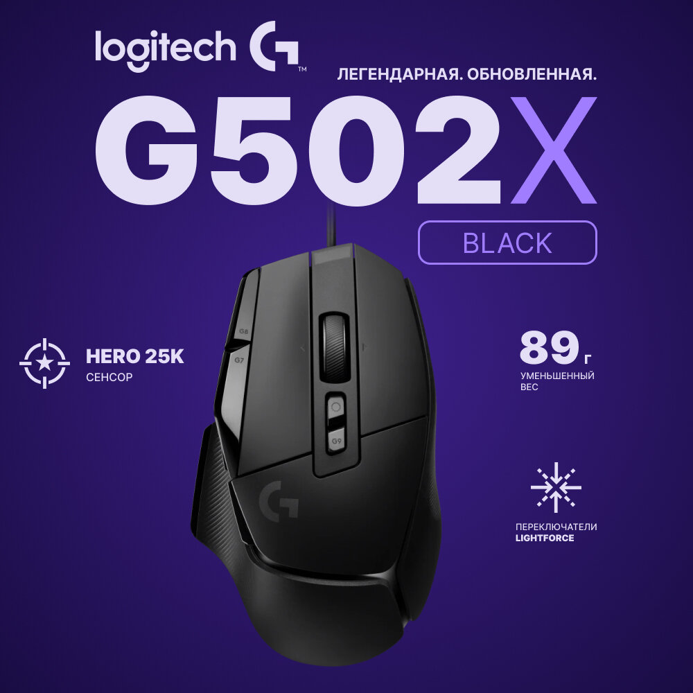 Игровая мышь Logitech G G502 X