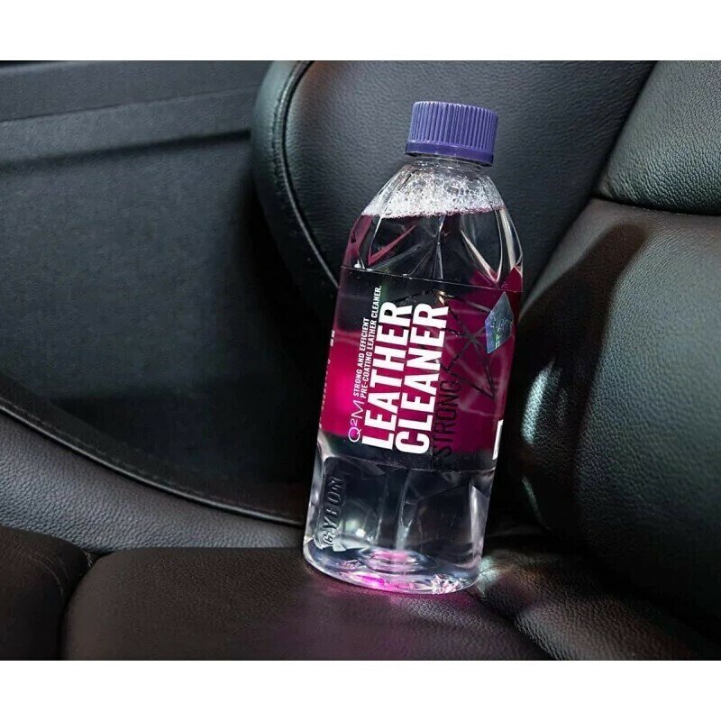 Очиститель кожи с сильными загрязнениями безопасный GYEON Q2M LeatherCleaner Strong, 500мл — фото 6
