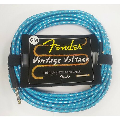фото Кабель гитарный vintage voltage 6м небесный fender