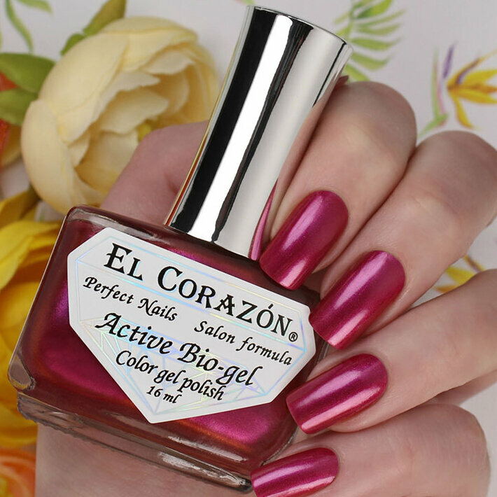 El Corazon лечебный лак для ногтей Активный Био-гель №423/1401 Nail_ru party16 мл