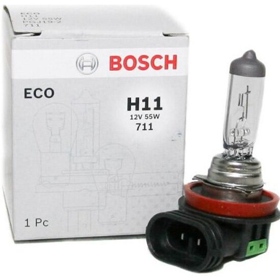 Лампа накаливания Bosch H11 Eco 55W 12V, 1 шт, 1987302806
