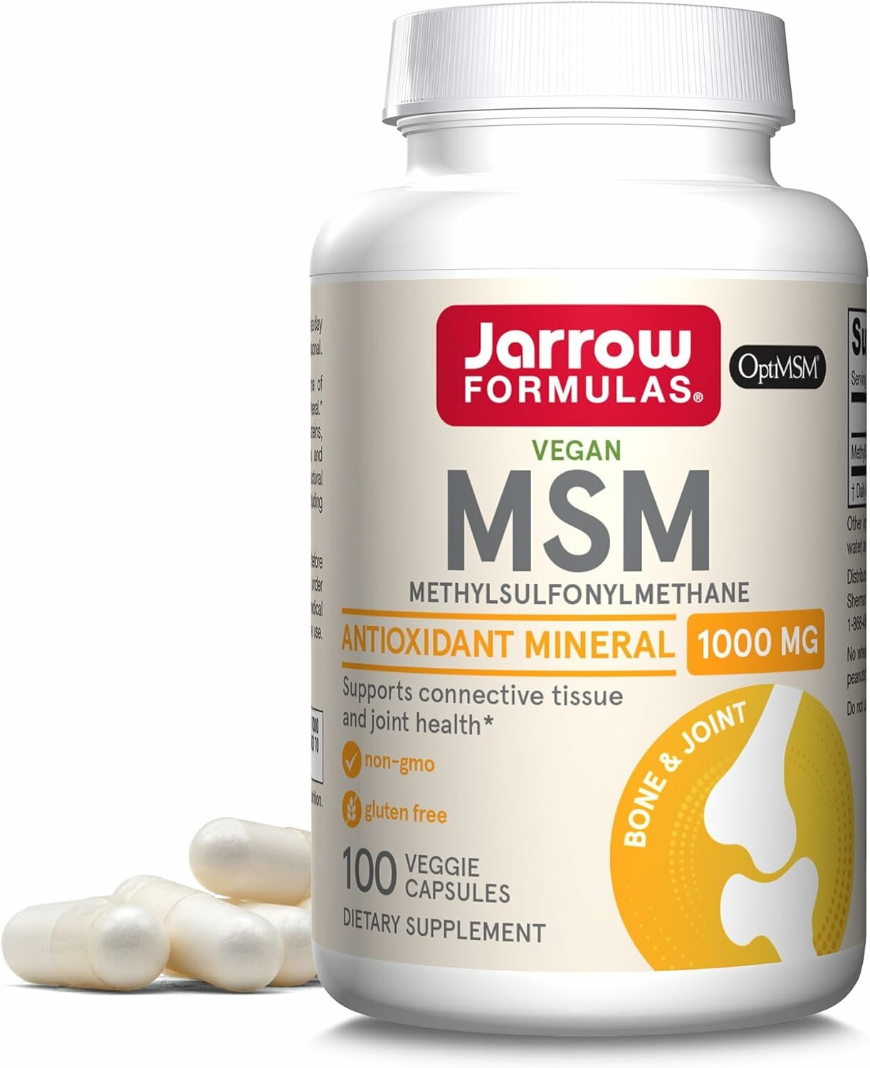 Jarrow Formulas MSM 1000 mg 100 veggie capsules (МСМ 1000)
