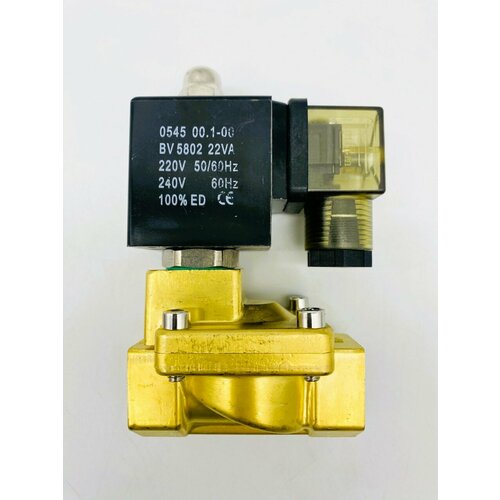 Клапан электромагнитный (нормально закрытый) 220B, 1/2 / 16 бар TIM арт. SVC-0102