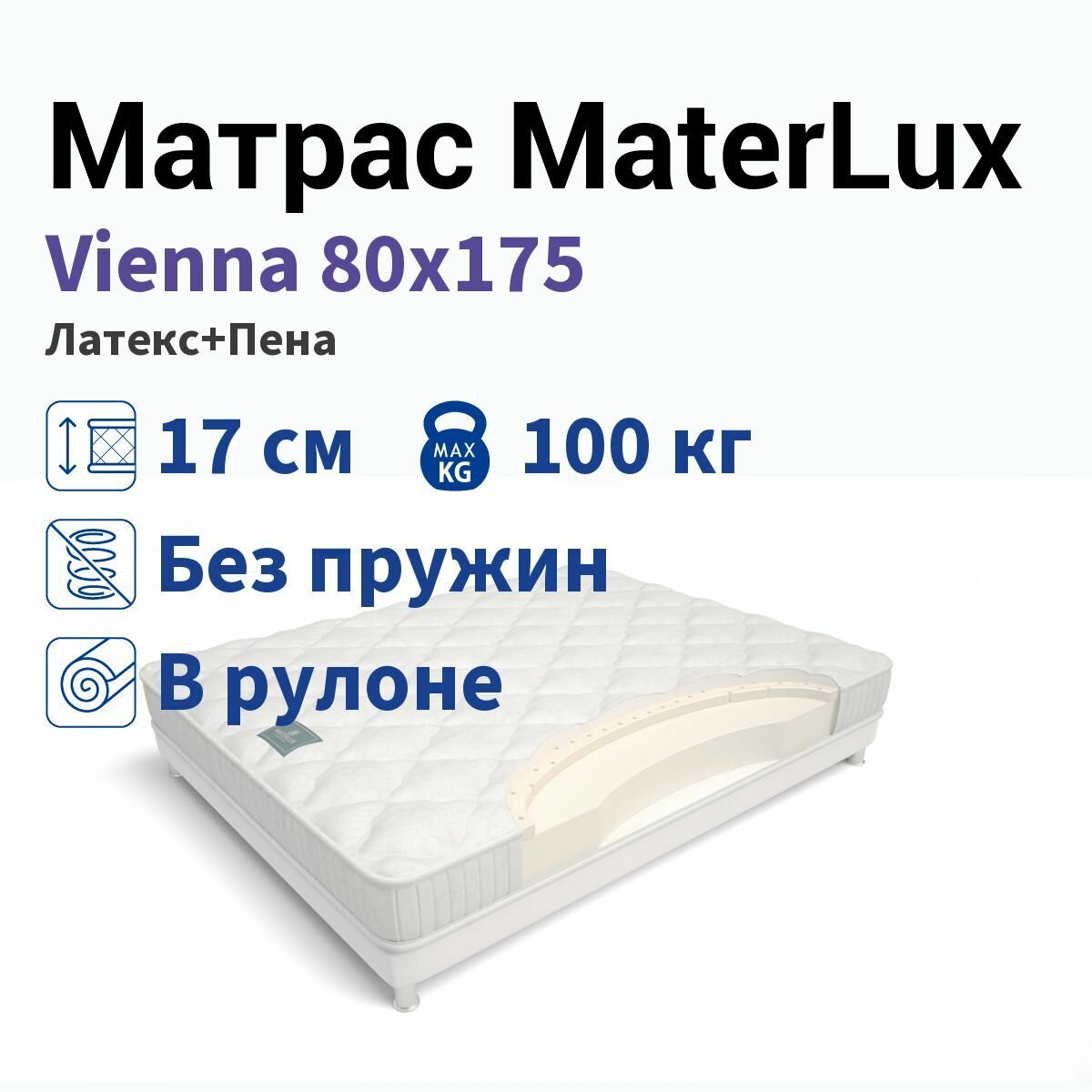 Матрас Materlux Vienna 80х175
