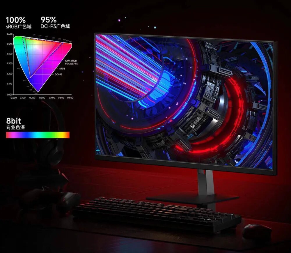 Монитор Xiaomi Redmi Display 27" G Pro(P27QBA-RGP)180Hz,2560×1440 CN — фото 1