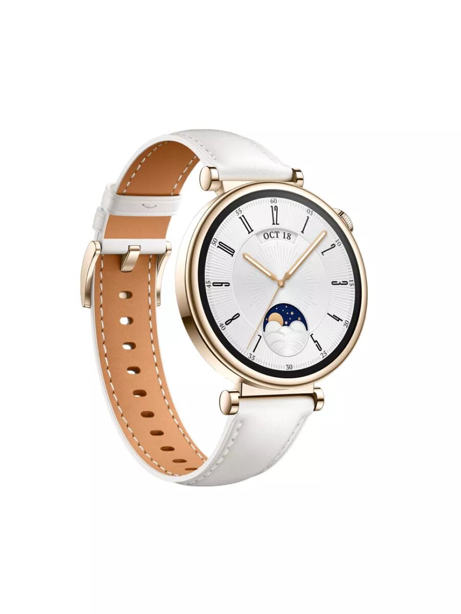 Смарт часы HUAWEI WATCH GT 4, 41 мм, Aurora-B19L, Белый — фото 1