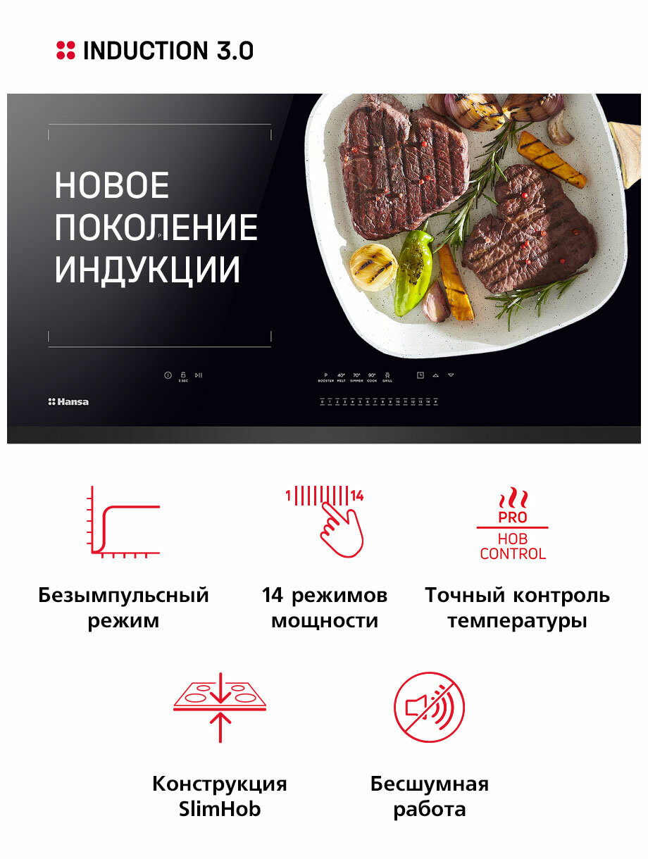 Обзор: Электрическая варочная панель Hansa BHI67116