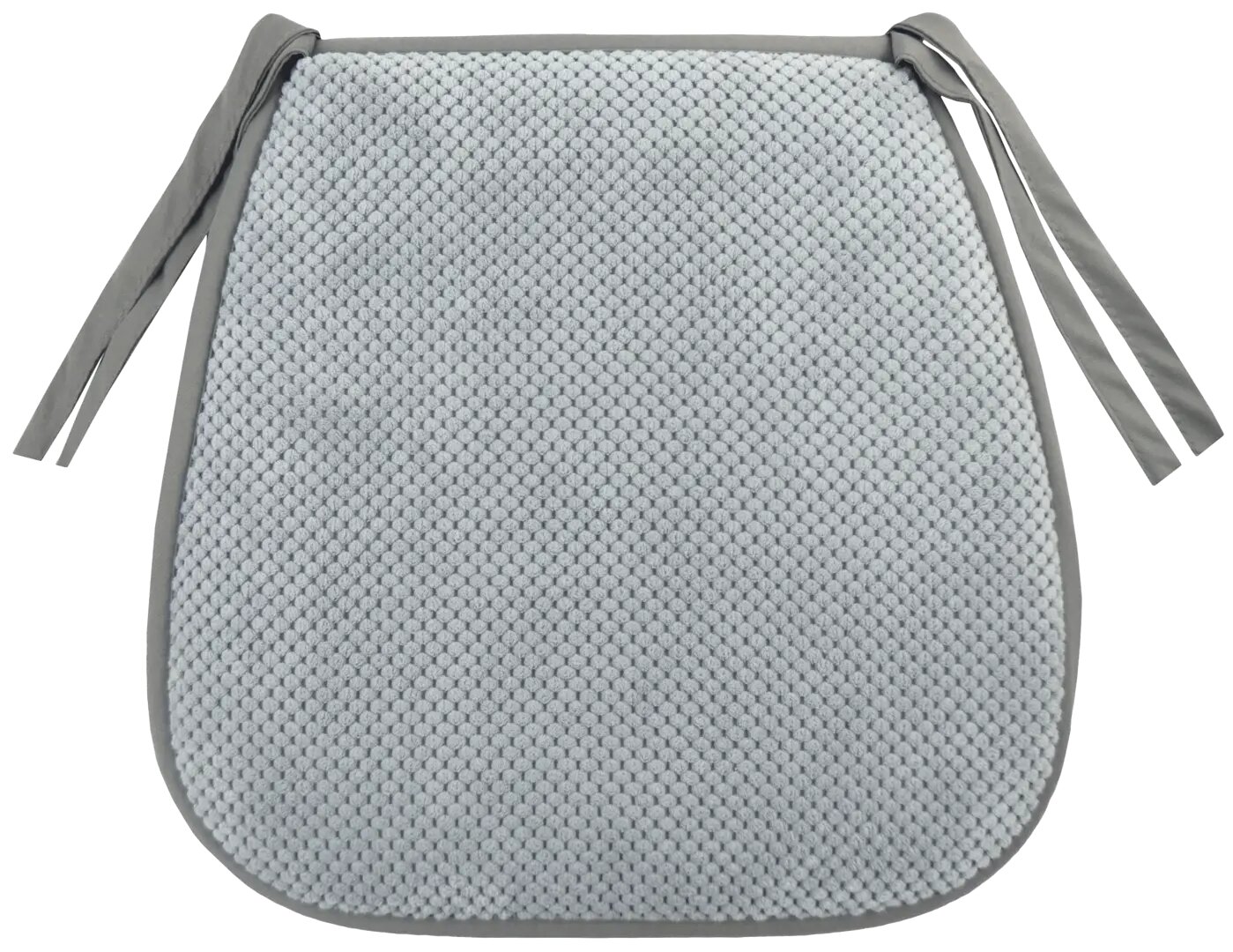 Галета для стула Цитус 38/27x40x3 см цвет серый