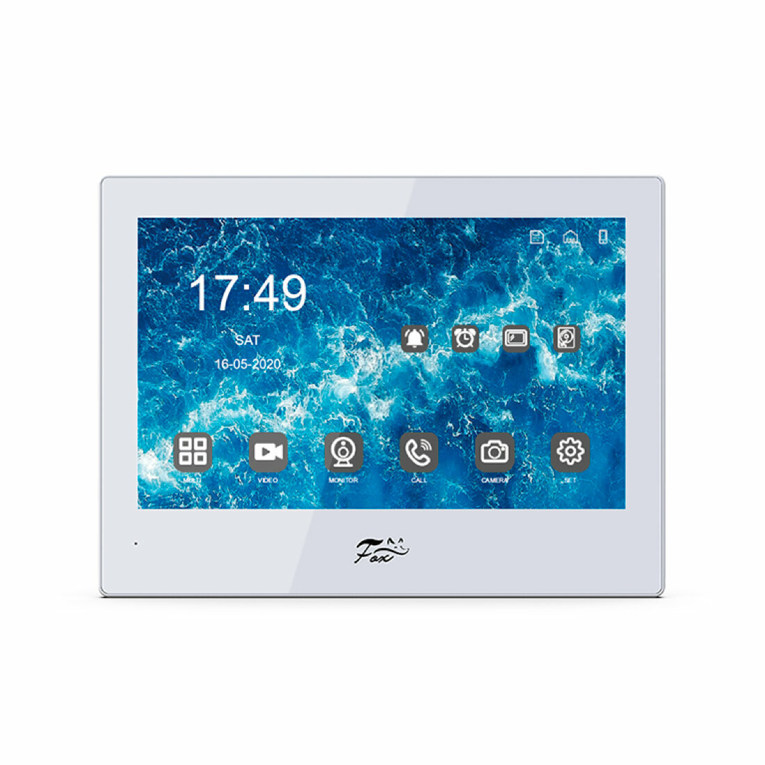 IP Wi-Fi Видеодомофон 8 дюймов Fox FX-IVD800WPE (андромеда 8W) белый