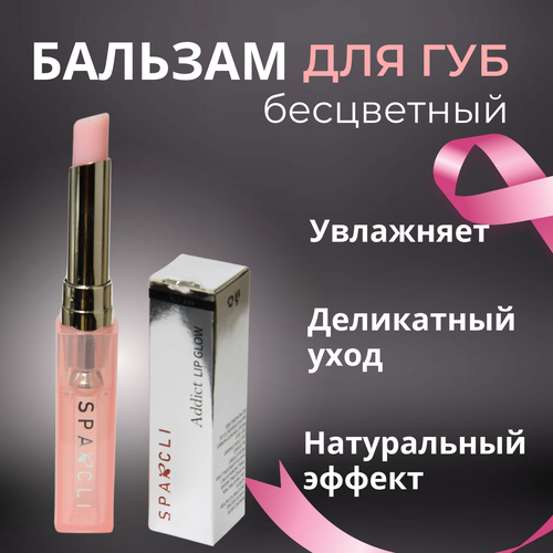 Бальзам для губ увлажняющий бесцветный lips, помада- блеск balm