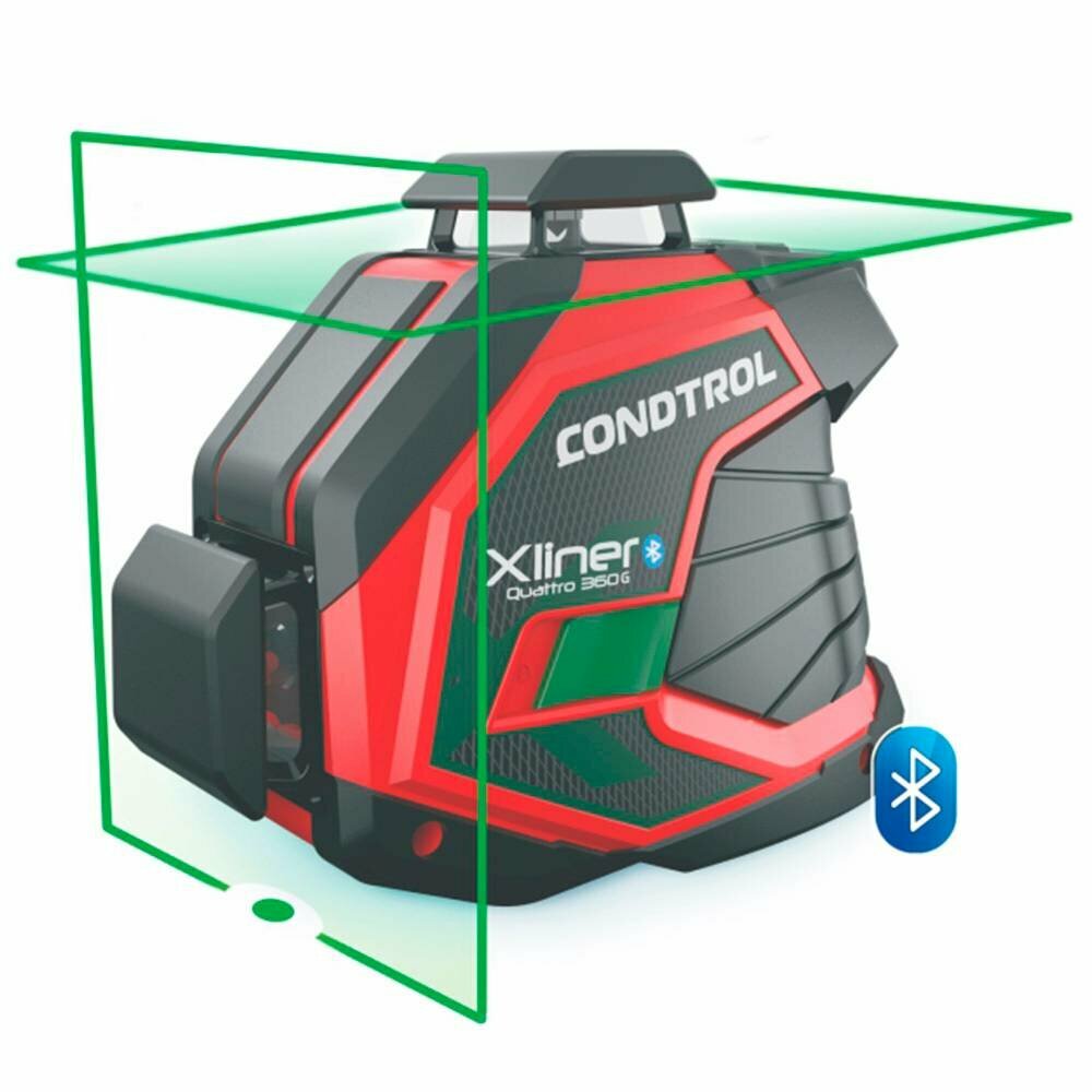 Лазерный уровень CONDTROL Xliner Quattro 360G - фото №2
