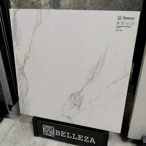 Изображение товара Керамогранит Belleza Austrian Natural 60 см x 60 см, плитка под мрамор, глянцевая