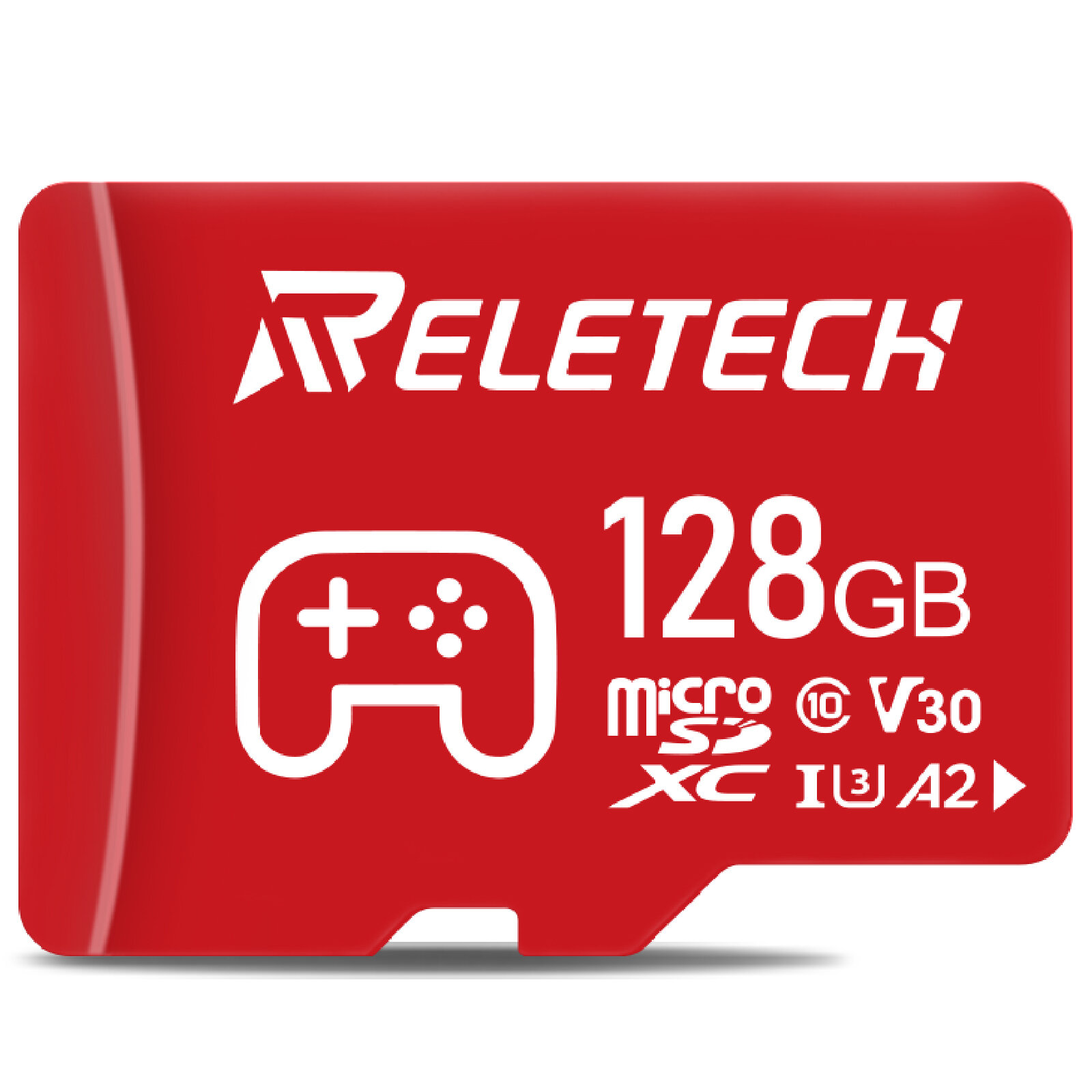 Карта памяти Reletech micro SD A2 128ГБ Для nintendo switch steam deck, красный