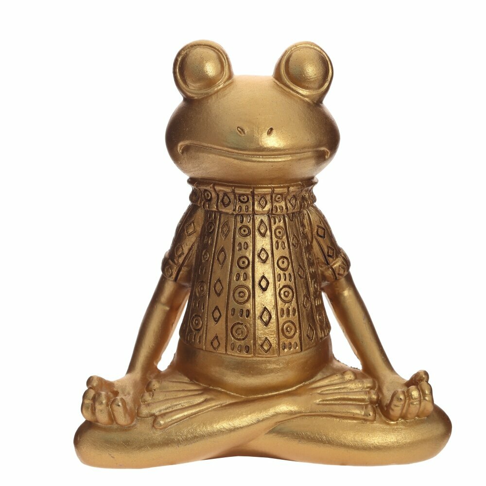 Статуэтка Лягушка Casaentera CE02-796459 золото 120х50х130h