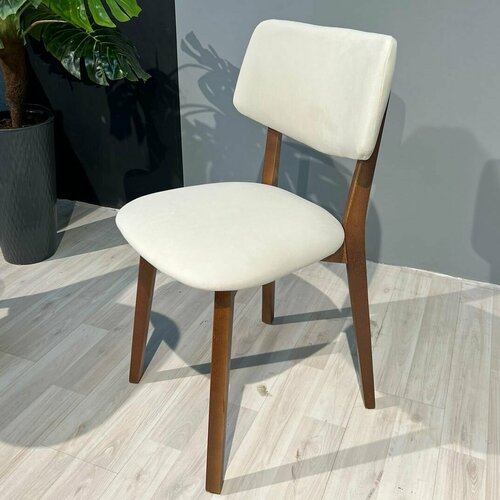 Стул из массива бука велюр 12370₽