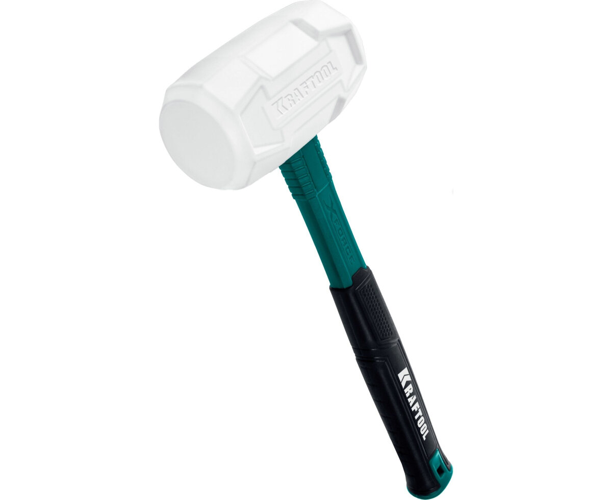 Резиновая киянка KRAFTOOL EXTREM 680 г белая,2077-68