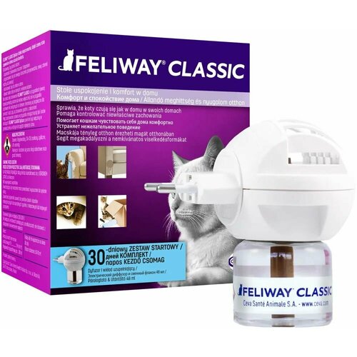 Феромоны корректор поведения для кошек Feliway Classic, набор диффузор с флаконом 48 мл