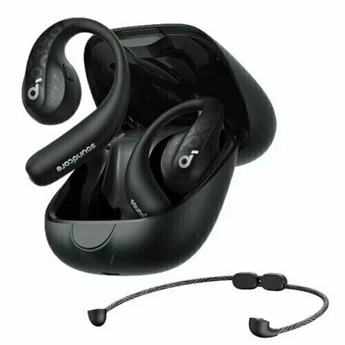 Беспроводные наушники Soundcore by Anker AeroFit Pro A3871P11 с костной проводимостью - Black 8990₽