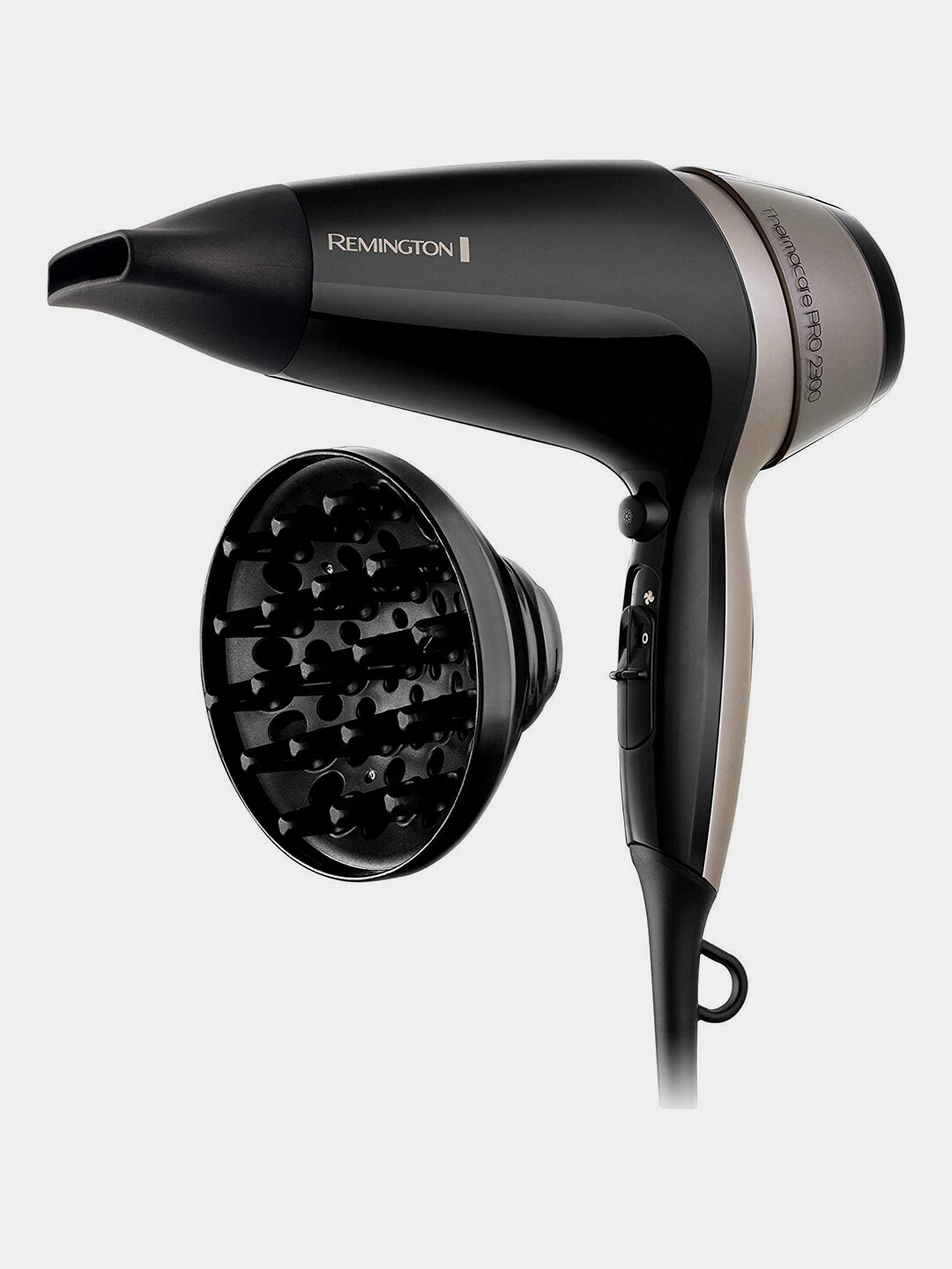 Фен Remington D5715 E51 Thermacare PRO 2300 Dryer, Мощность 2100 Вт, Количество режимов нагрева 3, скоростей 2