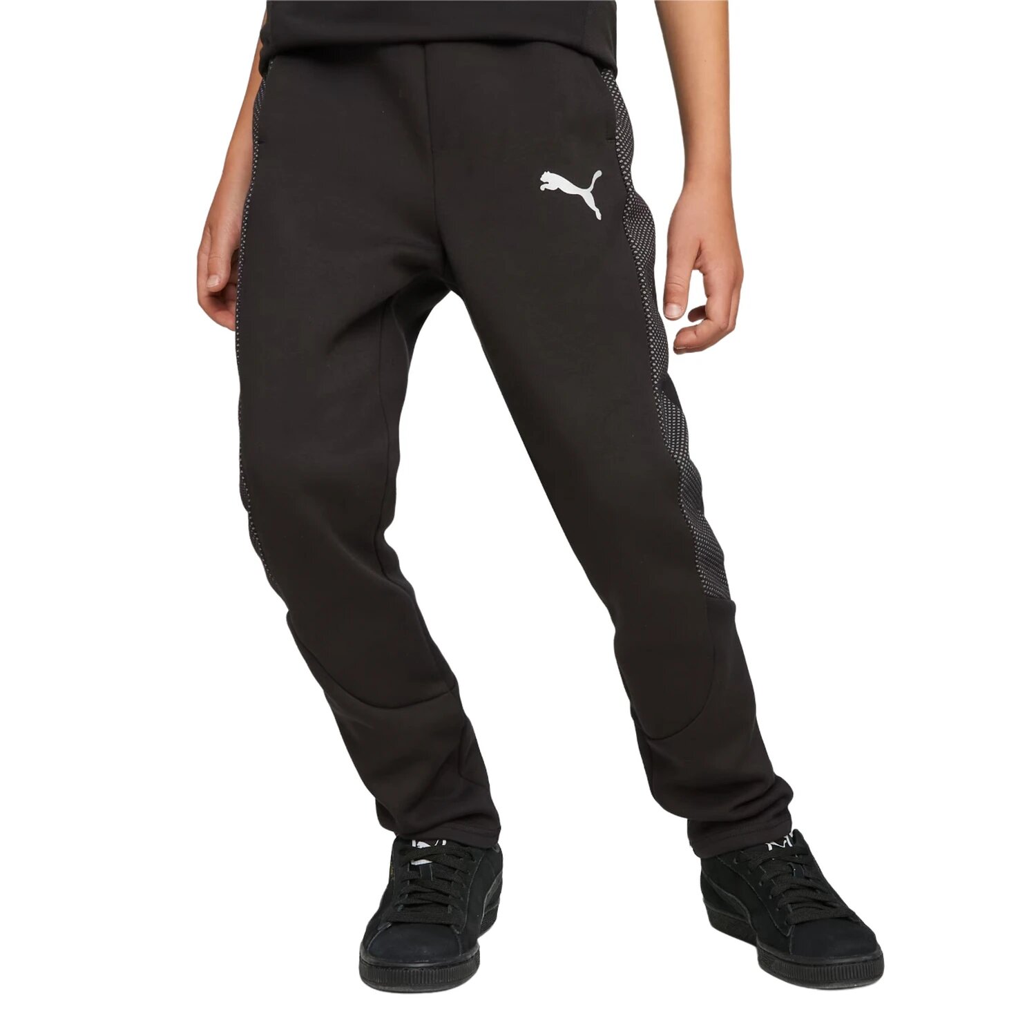 Брюки  PUMA, размер 128, черный