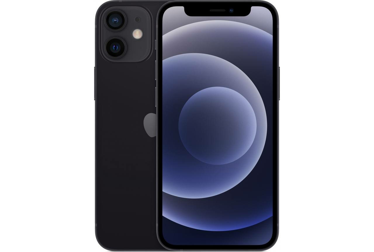 Смартфон Apple iPhone 12 mini 128 ГБ, nano SIM+eSIM, черный