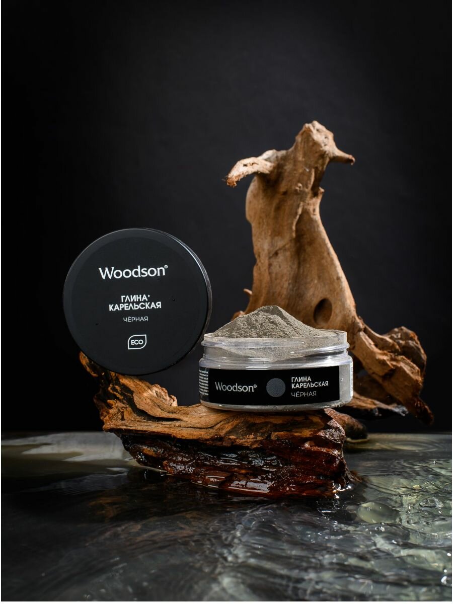 Карельская глина черная — фото 1