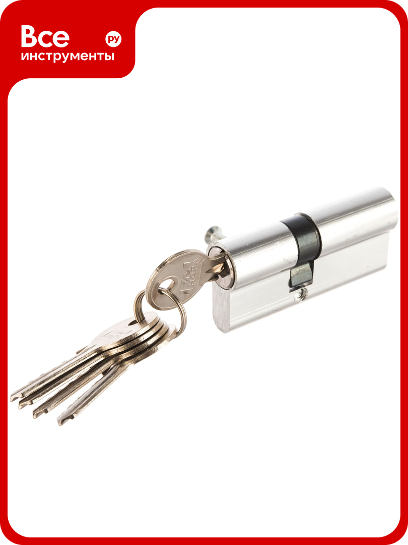 Цилиндровый механизм нора-м STD AL Л-70 40-30 хром 15322