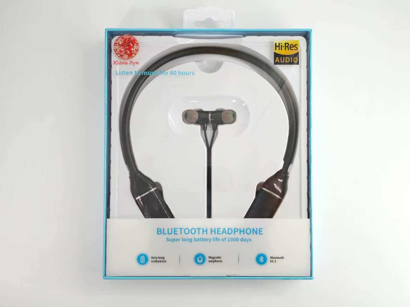 Гарнитура, беспроводная гарнитура, черный，5.3，Длительный срок службы батареи