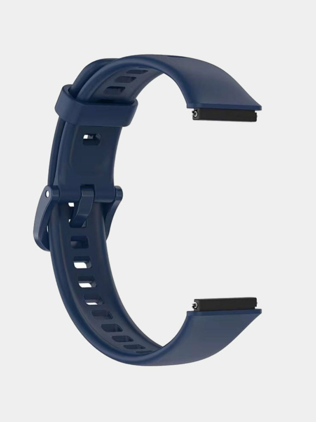 Силиконовый ремешок для Huawei Band 8, 9, 10 - прочный, мягкий и удобный, темно-синий