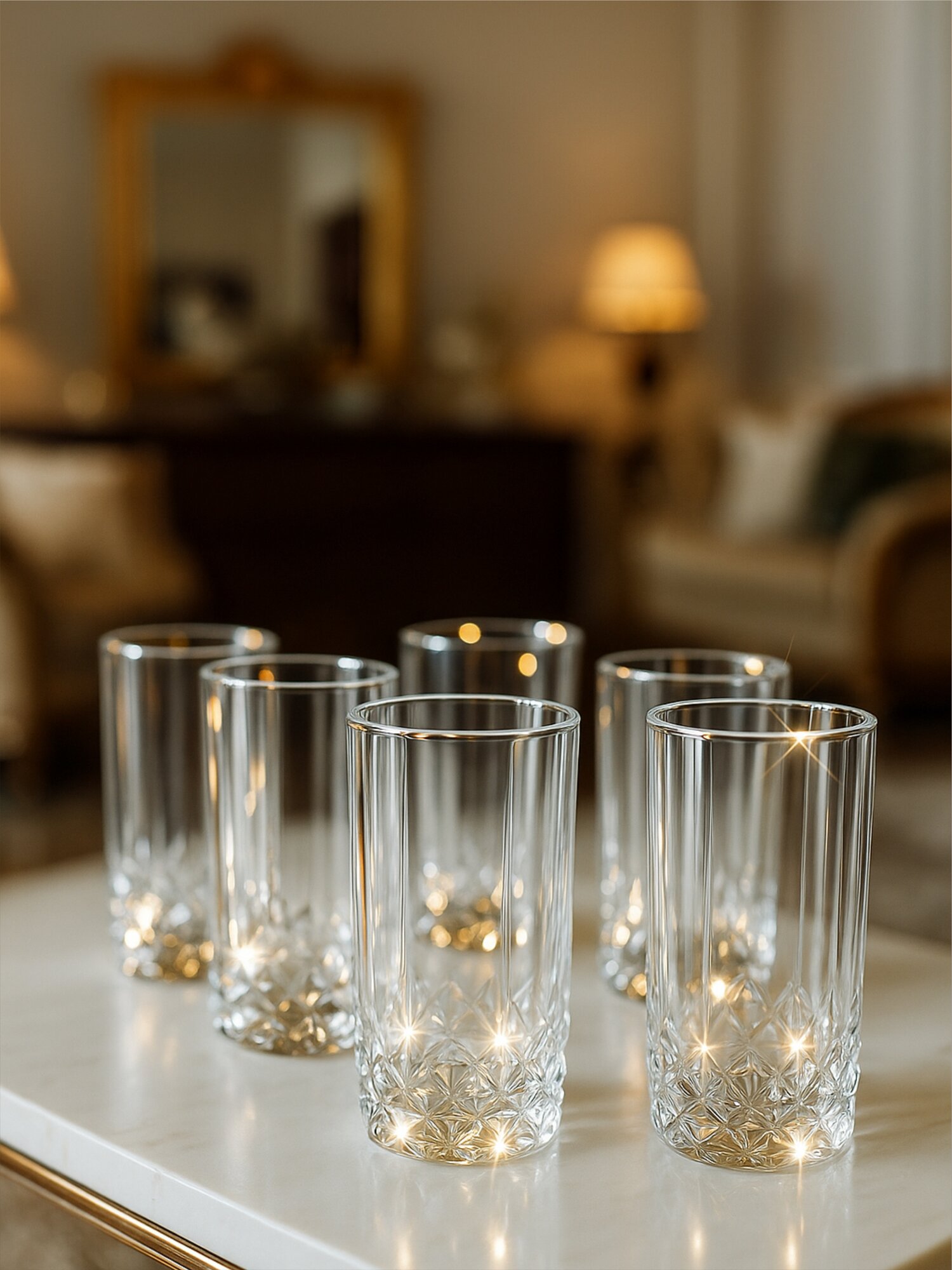 Стакан PASABAHCE вальс 42949в 440мл 6шт 6х8 668736 — фото 1