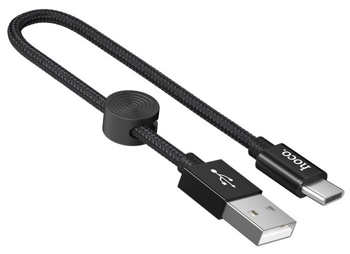 USB Кабель Type-C, HOCO, X35, 25см, черный