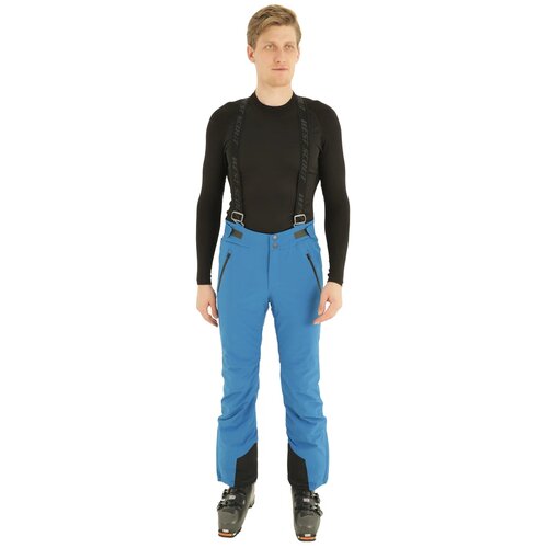  брюки West scout Mars M, карманы, мембрана, регулировка объема талии, утепленные, водонепроницаемые, размер 48EU, голубой, синий