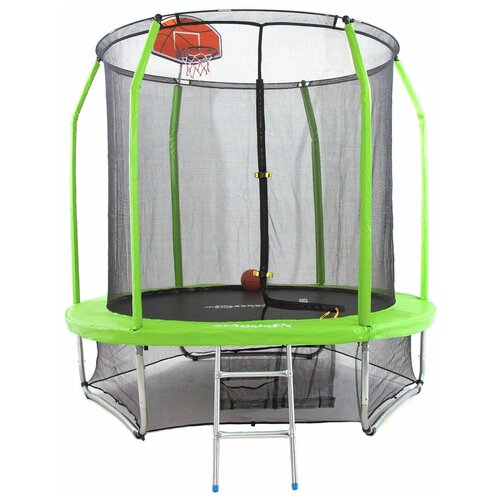 фото Каркасный батут domsen fitness gravity basketball 10ft 305х305х246 см green