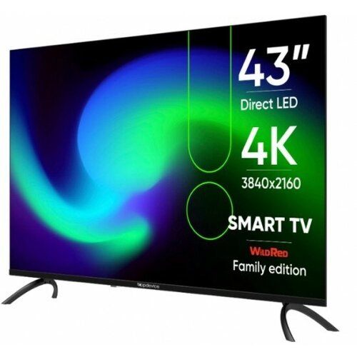 Телевизор 43 inch DLED TV Digital Smart TV Factory Model No LE-43V4 GREY COLOR 2227700₽