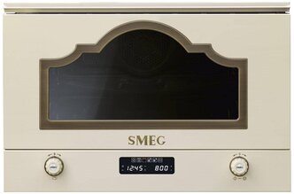 Микроволновая печь встраиваемая Smeg MP722PO, бежевый