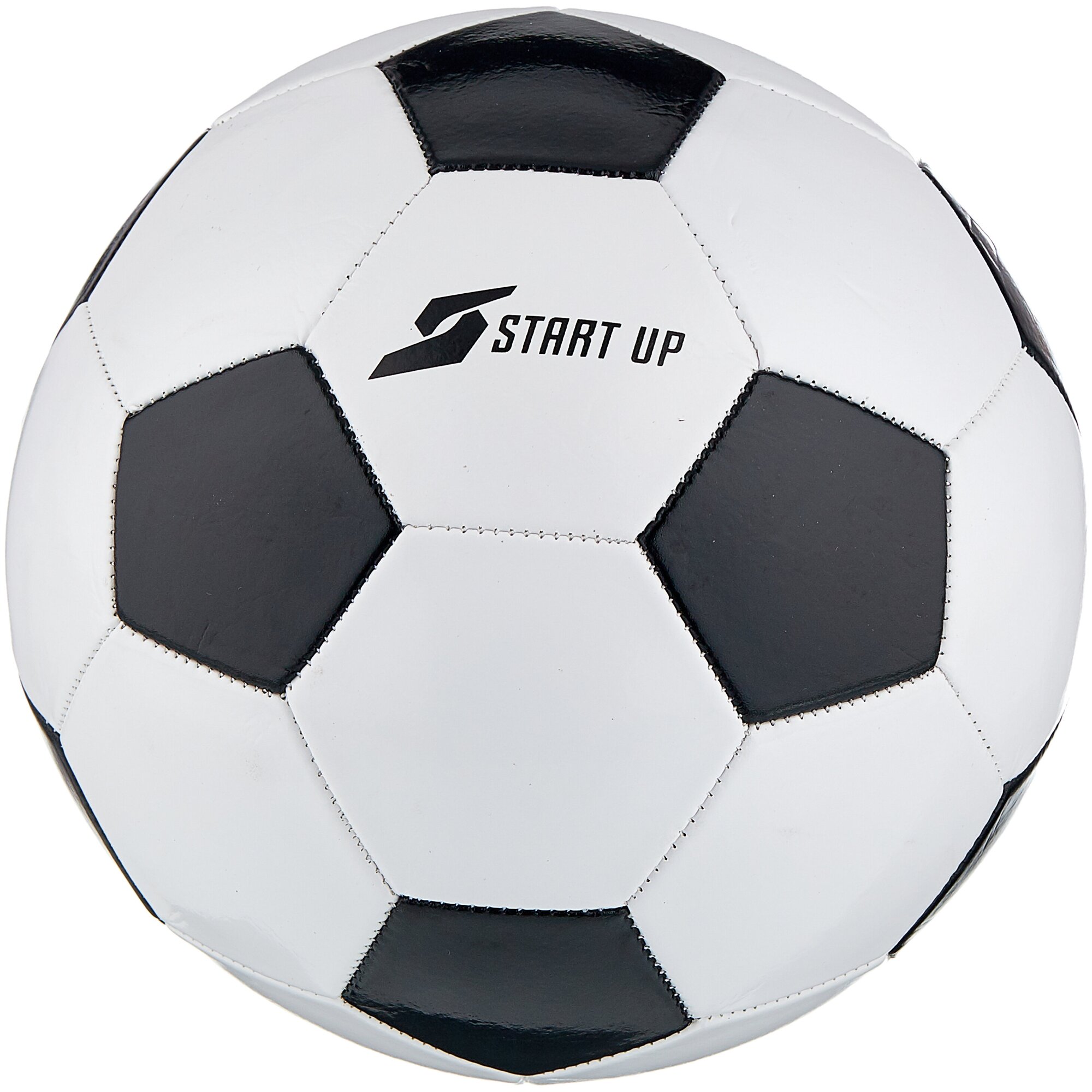 Мяч футбольный Start Up E5122 черный/белый р5 354982...