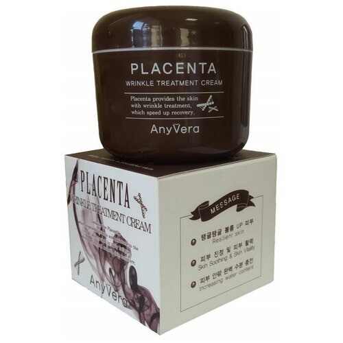 ANYVERA Cream Placenta Омолаживающий крем с экстрактом плаценты 100 мл