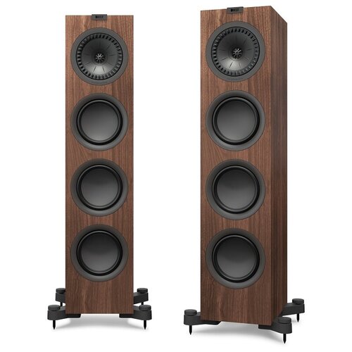 полочная акустическая система kef r3 walnut Фронтальные колонки KEF Q750, 2 колонки, walnut