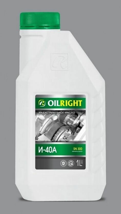 OILRIGHT/Индустриальное масло И-40А Не подлежит классификации по SAE Минеральное 1 л