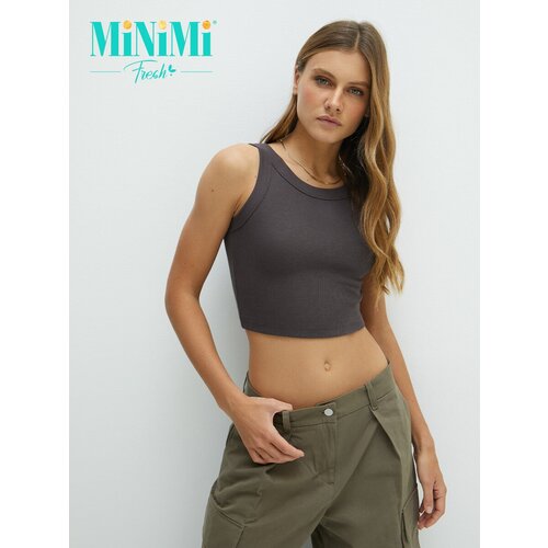 Топ MiNiMi, размер 42/XS, коричневый