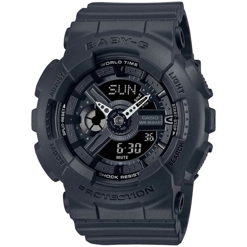 Наручные часы CASIO Baby-G BA-110XBC-1A, черный наручные часы casio baby g casio ba 130sp 4a розовый