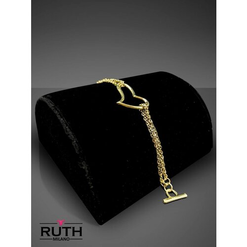 фото Браслет-цепочка ruth milano, размер 17 см, золотой