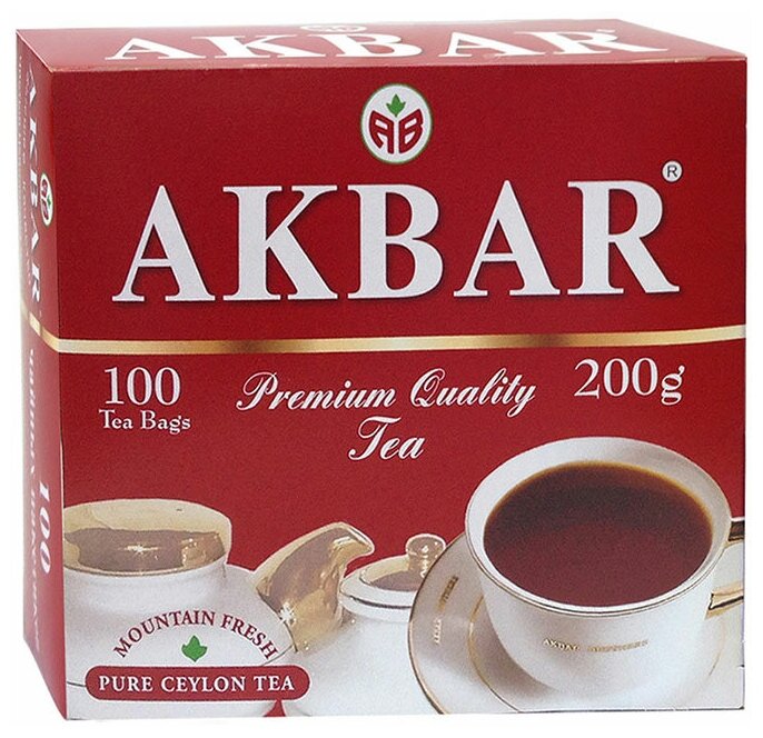 Чай черный Akbar Premium цейлонский в пакетиках