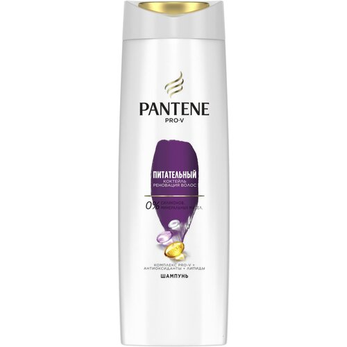 pantene pro v шампунь питательный коктейль 400 мл 3 шт Pantene Шампунь для волос Питательный коктейль 400мл