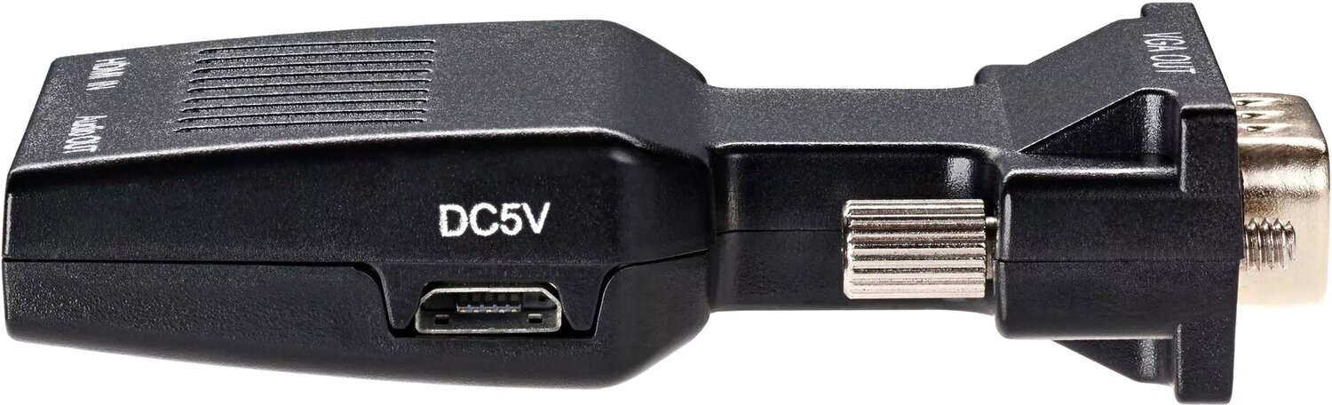 Переходник HDMI(F) --> VGA(M)+audio,1080*60Hz, VCOM <CA336A> Переходник VCOM HDMI F/VGA M+mini jack 3.5 mm M (CA336A) - фото №8