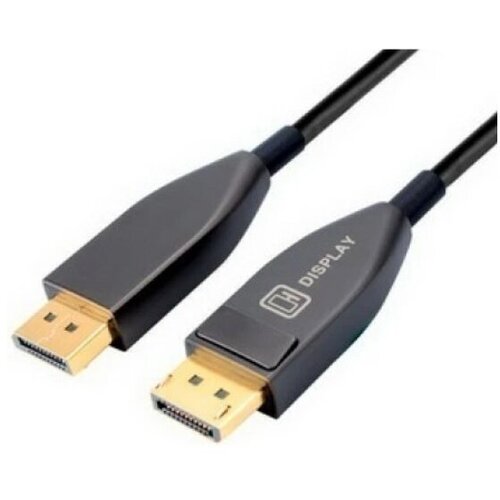 Кабель DisplayPort(20M)-DisplayPort(20M) v1.4 4K, 8K, 10м, черный VCOM (D3751-10M) кабель displayport 20m displayport 20m 4k 8k 5м черный vcom d3751 5m