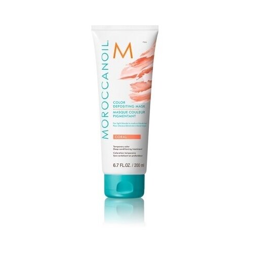 Moroccanoil Color Depositing Mask Coral - Тонирующая маска (корал) 200 мл moroccanoil маска hibiscus тонирующая 200 мл